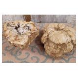 K - LOT OF TWO COLLECTIBLE GEODES (S145)