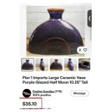 K - CERAMIC VASES, PLANTER & PLATE (S33)