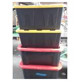 K - FOUR CRAFTSMAN STORAGE BINS (P196)