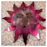 K - METAL SUNBURST WALL DECOR (S167)