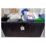 K - BIN OF FOOD STORAGE CONTAINERS, PLASTICWARE