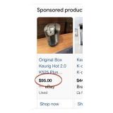 K - KEURIG COFFEE MAKER (P62)