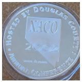 ONE OUNCE .999 FINE SILVER COIN (2)
