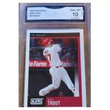 12 - GRADED MIKE TROUT BASEBALL CARD