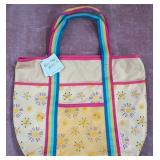 43 - STEPHEN JOSEPH SUN PRINT BEACH TOTE (W9)