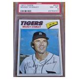 12 - GRADED MICKEY STANLEY TIGERS CARD