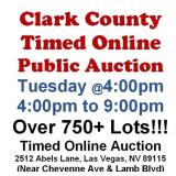 WELCOME TO OUR TUES. @4pm ONLINE PUBLIC AUCTION