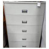 11 - METAL FIVE DRAWER FILE CABINET