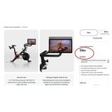 11 - PELOTON STATIONARY EXERCISE BIKE BLACK (B8)