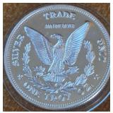 ONE TROY OZ .999 FINE SILVER COIN (3)