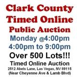 WELCOME TO OUR MON. @6pm ONLINE PUBLIC AUCTION