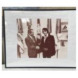 11 - FRAMED BLACK AND WHITE PHOTOGRAPH (W94)