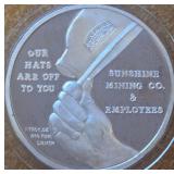 1 TROY OZ .999 FINE SILVER COIN (1)