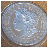 ONE TROY OUNCE .999 FINE SILVER COIN (11)