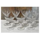11 - CUT CRYSTAL STEMWARE GLASS SET