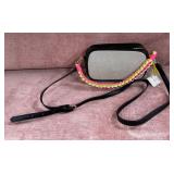 43 - BLACK MESH CROSSBODY BAG NEON (W34)