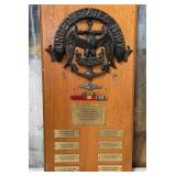 11 - US NAVY RETIRED WOODEN SHADOW BOX (W92)