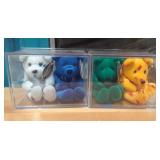 11 - COLLECTIBLE PLUSH TEDDY BEARS SET (B79)