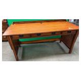 11 - SOLID WOOD OFFICE DESK