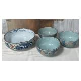 11 - ASIAN STYLE CERAMIC BOWL SET
