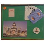 12 - SUNSET STATION CASINO CHIP, CARDS & PICTURE
