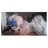 43 - ASSORTED PLUSH TOYS STORAGE LOT