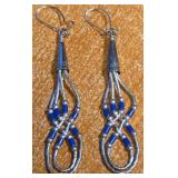 12 - .925 STERLING SILVER EARRINGS (B18)