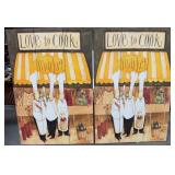 11 - LOVE TO COOK MARKET WALL CANVAS