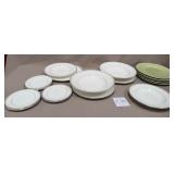 326 - WHITE PORCELAIN PLATE SET