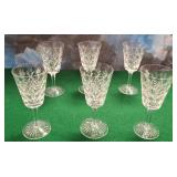 11 - SIX PIECES CRYSTAL STEMWARE (M73)