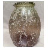 326 - VINTAE ART GLASS VASE 10'T (C34)