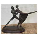 483 - ELEGANT BRONZE BALLET DANCER STATUE
