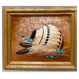 393 - MULTI-MEDIA ARTWORK FRAMED 10X12' (C20)