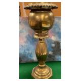 11 - VINTAGE BRASS FLOOR VASE (M150)