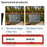 PP - TORY BURCH LIGHT BLUE LEATHER SHOPPER (P3)