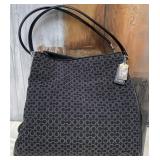 PP - COACH MINI SIGNATURE BLACK SLOUCH BAG (P7)