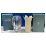 N - MARQUIS BY WATERFORD & LENOX VASES (G37)