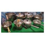 11 - STAINLESS STEEL COOKWARE SET