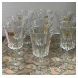 N - NINE PIECES LUMINARC CRYSTAL STEMWARE (G38)
