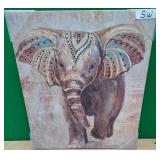SW - CANVAS ARTWORK OF ELEPHANT 24X20' (SW2)
