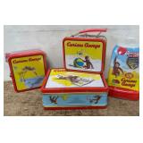 483 - CURIOUS GEORGE TIN LUNCHBOX LOT