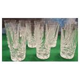 11 - TWELVE PIECES GLASSWARE (M96)