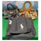 11 - LOT OF THREE PURSES (M115)