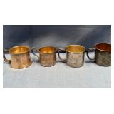 443 - VINTAGE METAL MUG COLLECTION