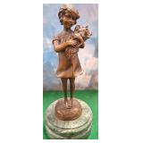 11 - YOUNG GIRL STATUETTE 10'T (M169)