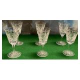 11 - SIX PIECES CRYSTAL STEMWARE (M123)