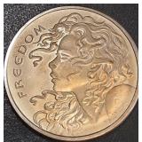 1 TROY OUNCE .999 PURE SILVER COIN (1)