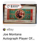 483 - JOE MONTANA 49ERS FRAMED PRINT