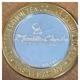 MONTE CARLO CASINO - $10 .999 SILVER TOKEN (12)