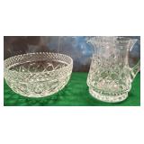 11 - VINTAGE PITCHER & BOWL (M84)